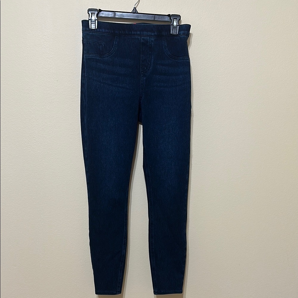 SPANX‎ Blue Skinny Jeans High-Waisted Stretch